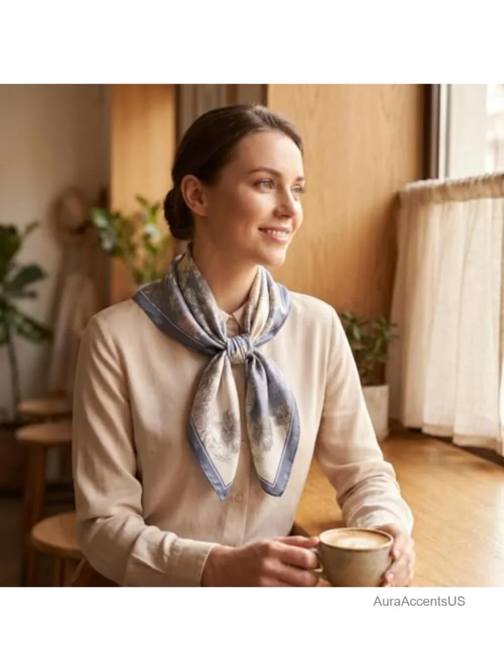 Satin-Like Square Head Scarf 27.5